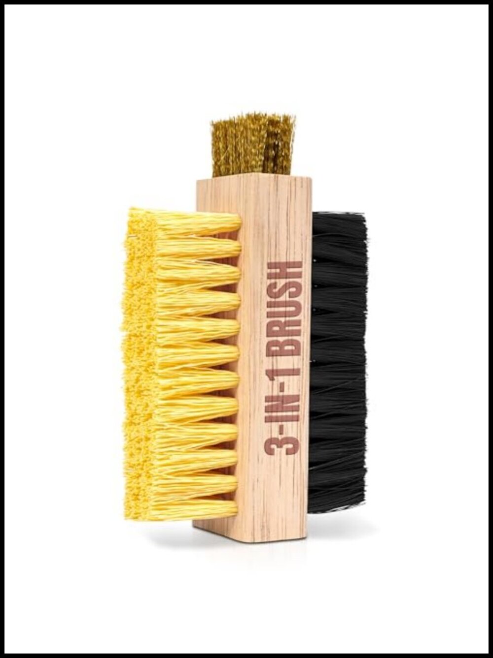 Multi Purpose Shoe Cleaning Brush Strong Medium Soft Bristles All Fabrics